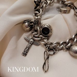 Canadian Native inspired charm bracelet